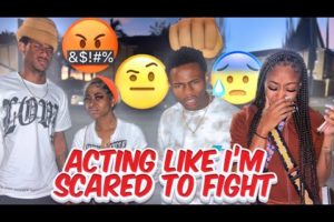 ACTING SCARED TO FIGHT INFRONT OF MY HOOD FRIENDS!!! MUST WATCH!!!!