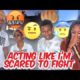 ACTING SCARED TO FIGHT INFRONT OF MY HOOD FRIENDS!!! MUST WATCH!!!!