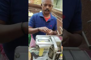 Automated Lamba Fafda Machine | Kolkata Bara Bazar #shorts #snacks