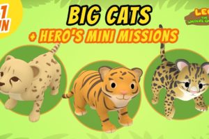 Big Cats - Junior Rangers and Hero's Animals Adventure | Educational | Leo the Wildlife Ranger