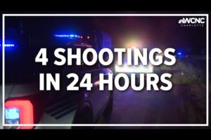 CMPD investigating 4 shootings in 24 hours in Charlotte