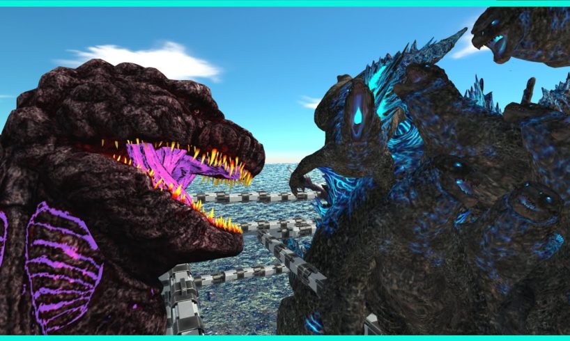 Godzilla Baby Rescues Mom Godzilla - Animal Revolt Battle Simulator [ARBS]