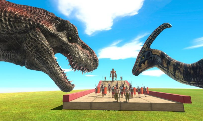Humans Challenge - Which Dinosaur will Win? | Animal Revolt Battle Simulator