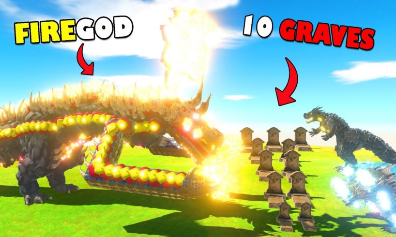 I FOUND 10 SOUL GRAVES of FIREGOD | KIDNAP FIREGOD vs ALZARO and THOR HYDRA in Animal Revolt Battle