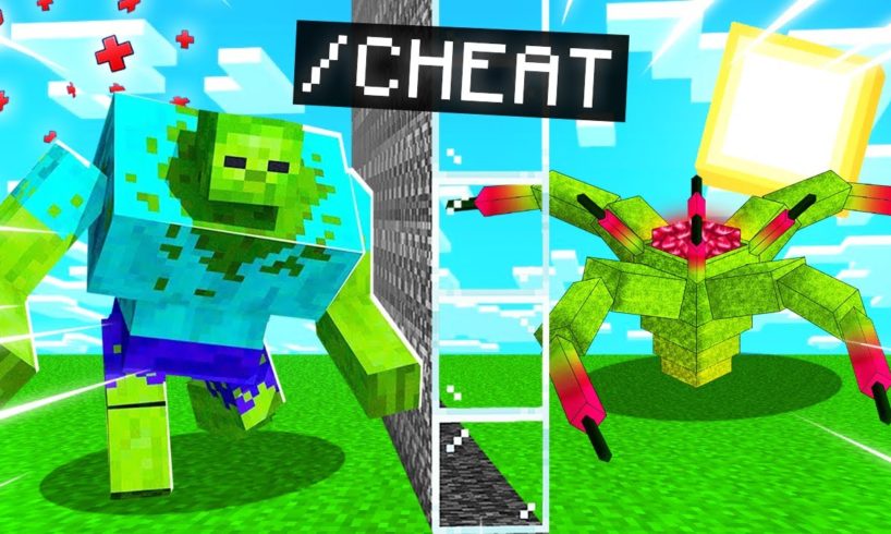 I Secretly CHEATED In a MINECRAFT MOB BATTLE Competition!