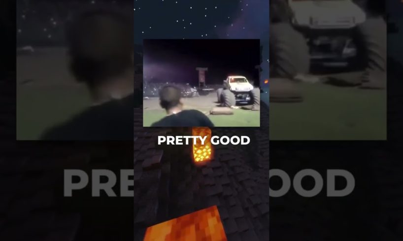 Monster truck almost RUNS INTO CROWD 😲 #shorts