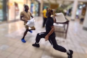 Pillow Fighting Strangers in Public! Atlanta Mall Edition *FINALE*