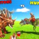 SKELETONS ARMY Attack HUMANS in Animal Revolt Battle Simulator |Shinchan and Chop and AMAAN-T GAMING