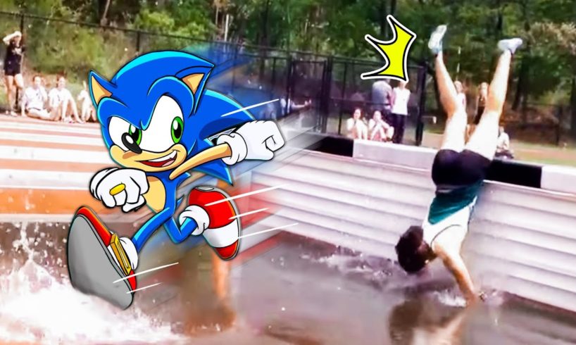 SONIC Win !! People Tripping and Falling | Fails of the Week | Sonic in Real Life - Woa Doodland