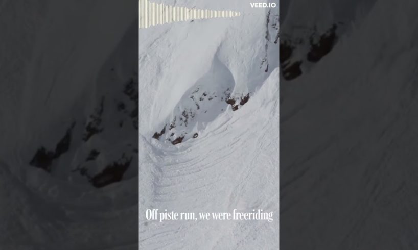 Skier Nearly Plummets To Death