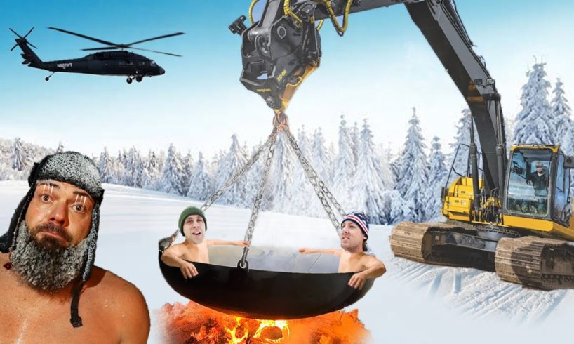 We almost boiled Roman Atwood and Cleetus alive in our cauldron HOT TUB!