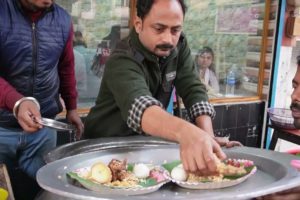 " Bharat Sera Lucknow Biryani " 190 Rs/ Mutton Biryani with Egg & Unlimited Rice - Alu