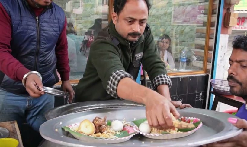 " Bharat Sera Lucknow Biryani " 190 Rs/ Mutton Biryani with Egg & Unlimited Rice - Alu