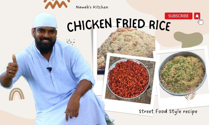 Chicken Fried Rice Restaurant Style | चिकन फ्राइड राइस |Street Style Chicken Fried Rice | Nawabs