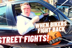 WHEN BIKERS FIGHT BACK & STREET FIGHTS | BIKER FIGHTS and ACCIDENTS, HOOD FIGHTS NEW (2023)