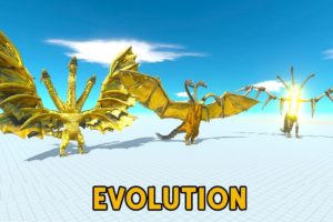 ARBS King Ghidorah of Revolution | The Monster fights Dinosaurs - Animal Revolt Battle Simulator