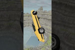 Cars Vs Leap Of Death #91 | BeamNg Drive #shorts #beamngdrive #carsvs