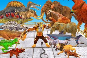 Death Run Who Will Win the Fight Saber Tooth vs Wild Animals The Toughest of all Animal Revolt Battl