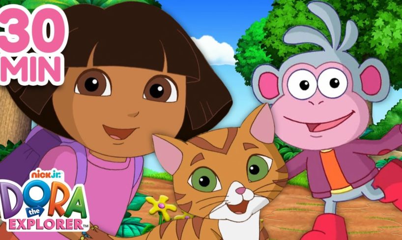 Dora & Boots Rescue Animals! 🐱 30 Minutes | Dora the Explorer