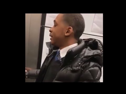 HOOD SECURITY FIGHTS Man On Elevator NYC Brooklyn