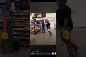Hood fights he got put to sleep in Walmart 😂