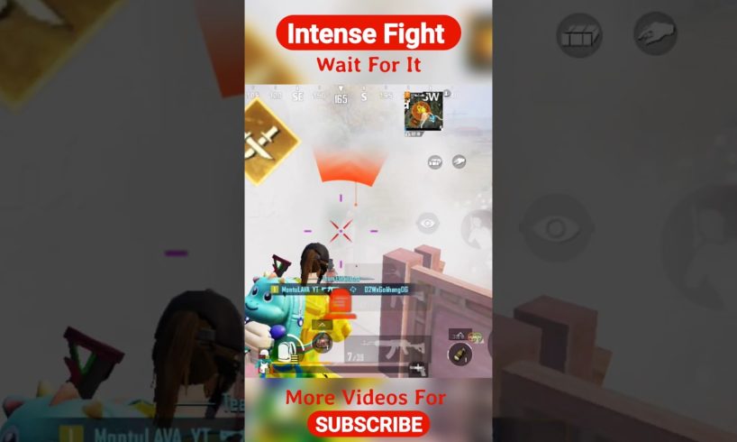 🔥INTENSE FIGHT 🔥💪|| #shorts #short #pubg #bgmi #viral #trending
