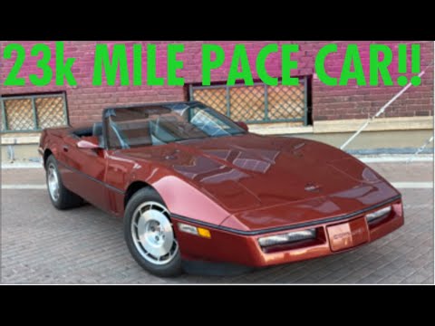 Incredible 23k mile 1986 Corvette Convertible Pace Car. C4 Vettes are awesome! For sale.