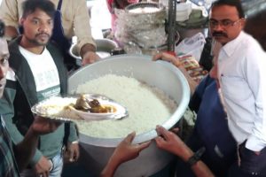 Kolkata Madrasi Babu Ka Kamal | Mutton Bhaat ( Rice ) 200 Rs/ | Best Indian Street Meal