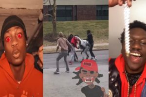 Kyle Richh Gets Into A Fight With His Opp At A College Campus & Allegedly Gets His Chain Taken!😳