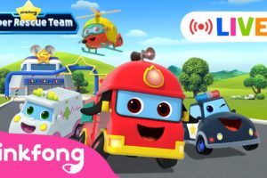 [LIVE🔴] NEW⭐️  Pinkfong Super Rescue Team | Best Car Songs | Fire Truck Ambulance | Pinkfong