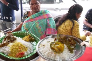 Ragi Masir Pice Hotel - Rege Gelei Muskil - 70 Years Hardworking Aunty Selling Rice Plate 50 Rs/