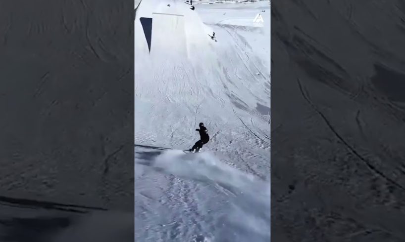 Snowboarder Performs Multiple Mid Air Flips | People Are Awesome #extremesports #sports