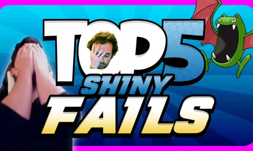 TOP 5 BEST SHINY POKEMON FAILS! Epic Shiny Pokemon Fail Montage