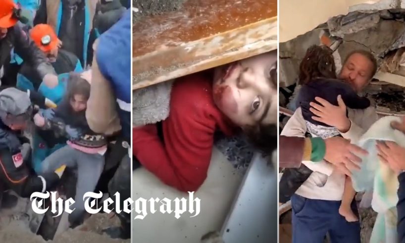 Turkey-Syria earthquakes: children pulled from the rubble
