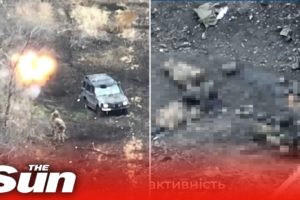 Ukrainian Paratroopers kill Russian forces with artillery near Bakhmut