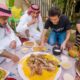 Unseen VILLAGE FOOD in Saudi Arabia!! Whole Goat Haneed in Jazan!!