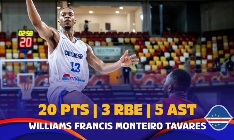 Williams Francis Tavares 🇨🇻 | Full Highlights vs. GUI | 20 PTS, 3 RBE, 5 AST | #FIBAWC 2023 Qualif.