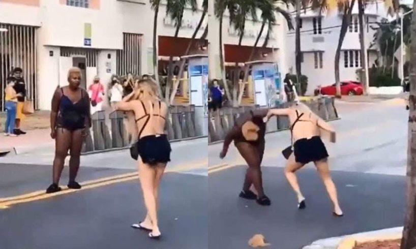 Women's street fight results in stabbing on South Beach