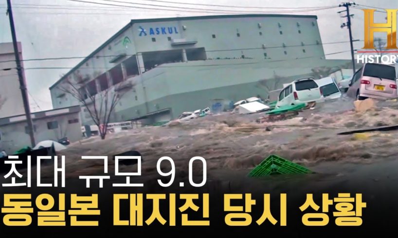 처참했던 규모 9.0 동일본 대지진 발생 당시 상황 [위기의 지구]