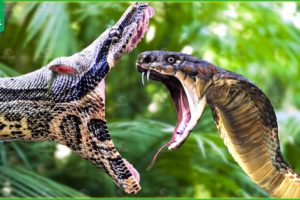 30 Times A Cobra Confronts A Python, What Will Happen?