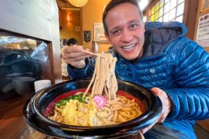 $6 ALL YOU CAN EAT Noodles!! Japanese Food - Udon and Ramen in Fukuoka!!