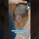 Barber Shaves Unique Art Into Hair | People Are Awesome  #shorts