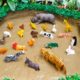 Big African Rhinoceros Farm Animals Safari Animals Zoo Animals Stuck in the Sandbox