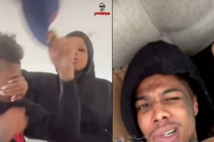 Chrisean Rock & Blueface Gets Into A Argument Started Throwing Hands and Instantly Makes Up