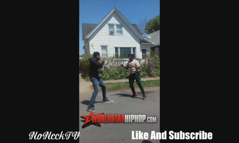Dude Gets Knocked Out For Being In The Wrong Hood (Hood Fights) ✔