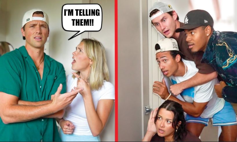 FIGHTING WITH DOOR LOCKED PRANK *backfired*