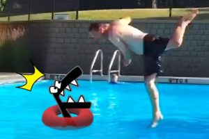 FLYING Into the FUNNY WATER FAILS !! Fails Of The Week | Alphabet Lore in Real Life - Woa Doodland