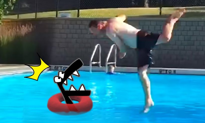 FLYING Into the FUNNY WATER FAILS !! Fails Of The Week | Alphabet Lore in Real Life - Woa Doodland