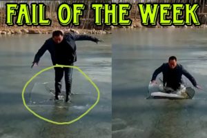 Fail Of the week ice slide top best videos 2023 #funnymoments