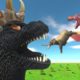 Godzilla vs Spiderman T-Rex - Dinosaurs Fighting in Animal Revolt Battle Simulator